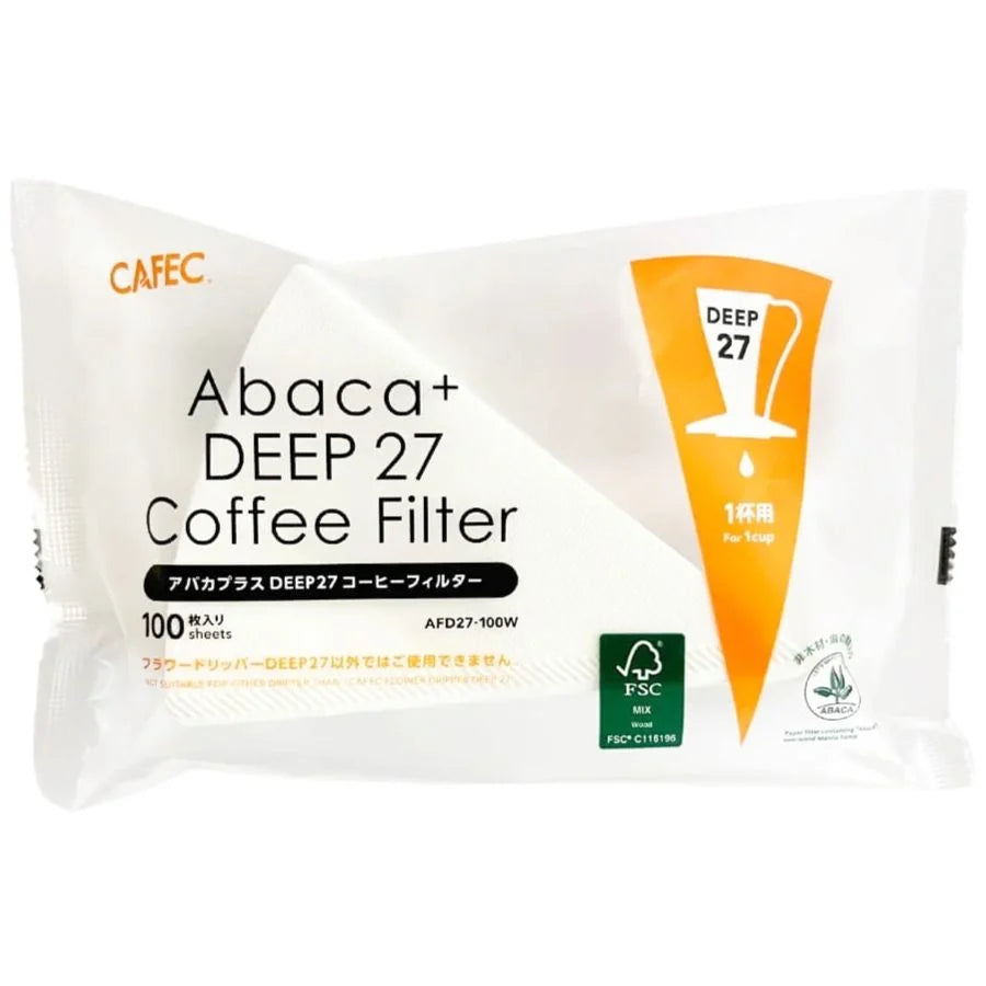 Cafec - Abaca Paper Filter DEEP 27