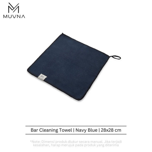 MUVNA Barista Towel – Blue, 30 × 30cm