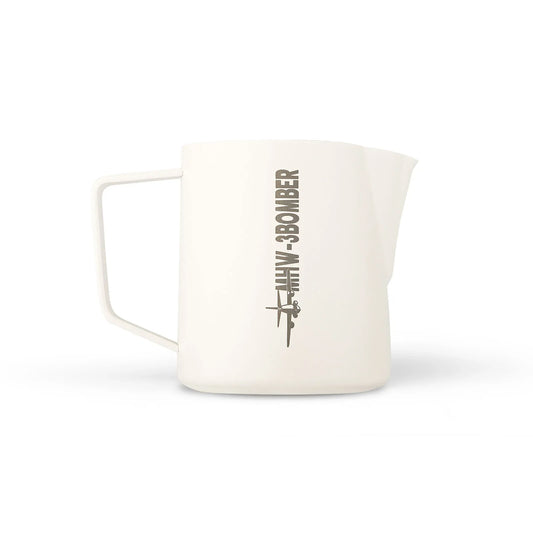 3 BOMBER - LATTE ART PITCHER 5.0 MATTE WHITE 400ML