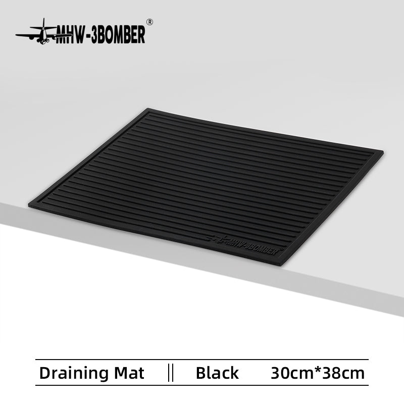 3 Bomber - Silicone Draining Mat Black