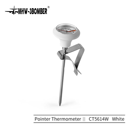 3 Bomber - Pointer thermometer white