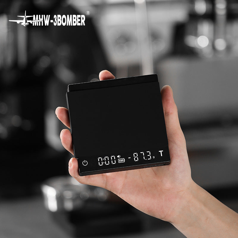 3 Bomber - Mini Cube Coffee Scale-2.0 Black