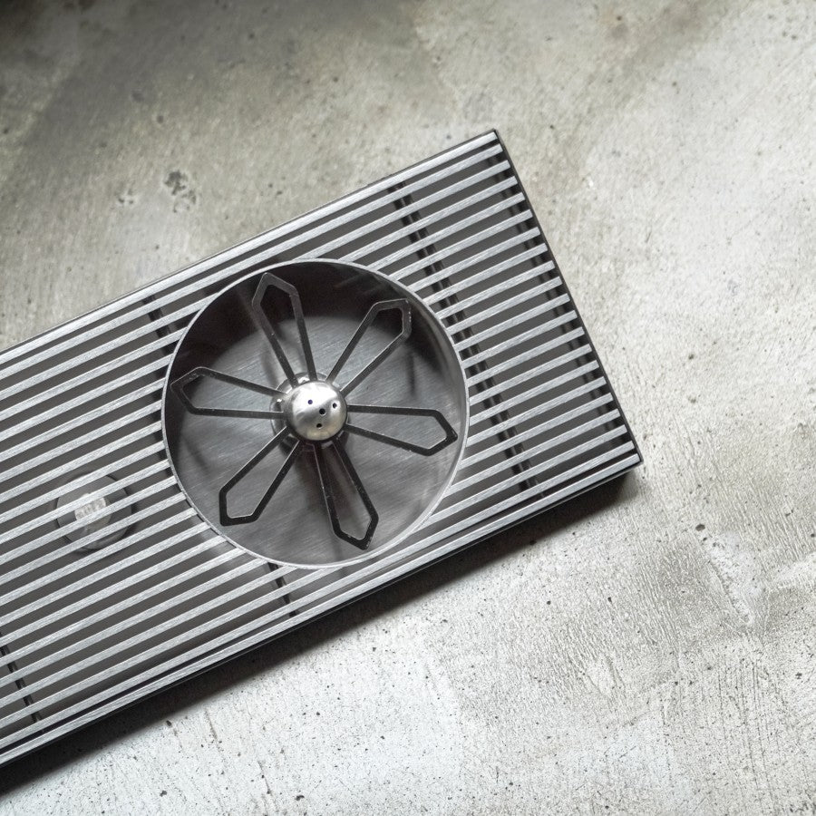 DTCUSTOMS Oncounter 40cm LINEA Jug Rinser Satin Stainless Steel