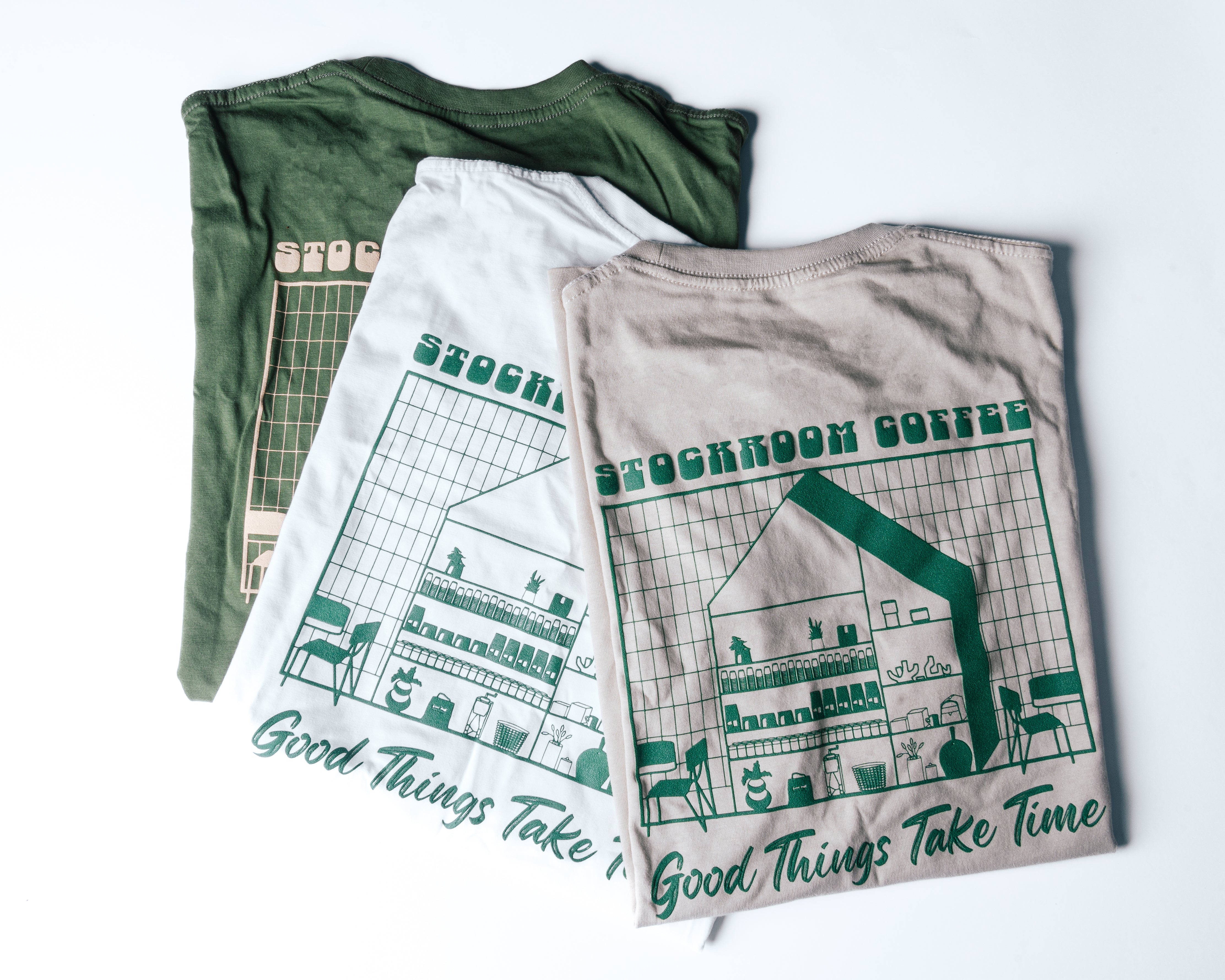 تي شيرت - الأشياء الجيدة تحتاج إلى وقت (Good Things Take Time) - أبيض