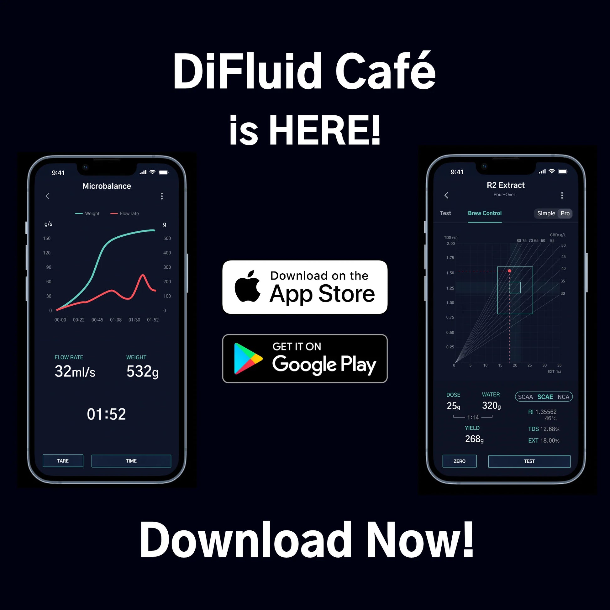 DiFluid Microbalance Digital Coffee Scale