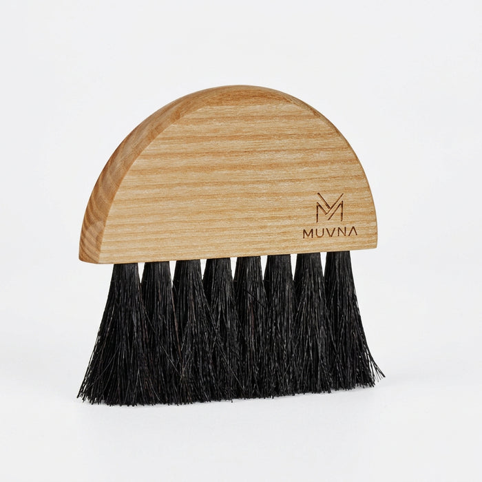 MUVNA Solid Beech Wood Coffee Cleaning Brush