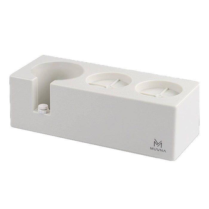MUVNA Narrow Coffee Tamping Station – White