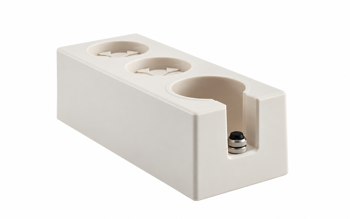 MUVNA Narrow Coffee Tamping Station – Cream White