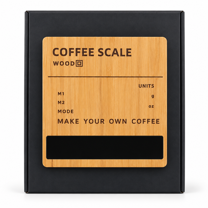 MUVNA Smart Coffee Electronic Scale – Cherry Wood