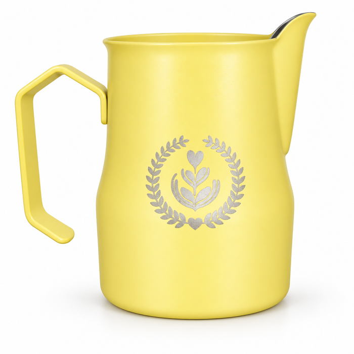 MUVNA Espresso Milk Frothing Pitcher 450ml – yellow