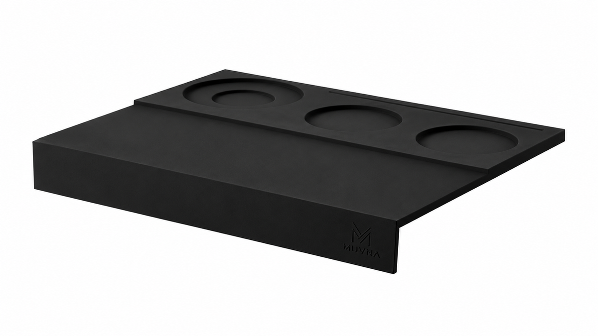 MUVNA Silicone Tamping Mat Station – Black
