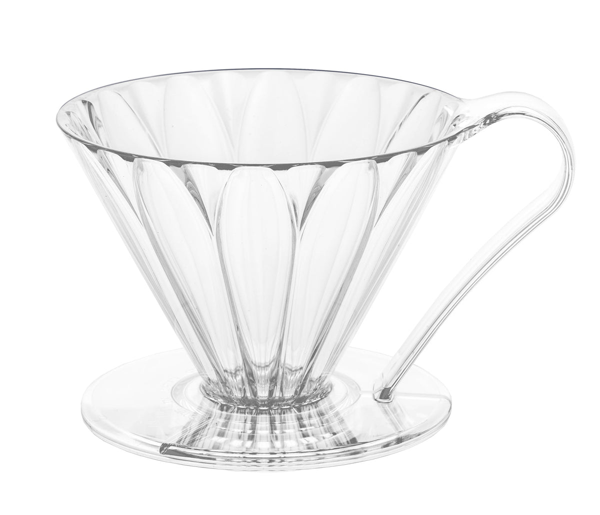 Cafec - Flower Plastic Dripper - 4 Cups - included component