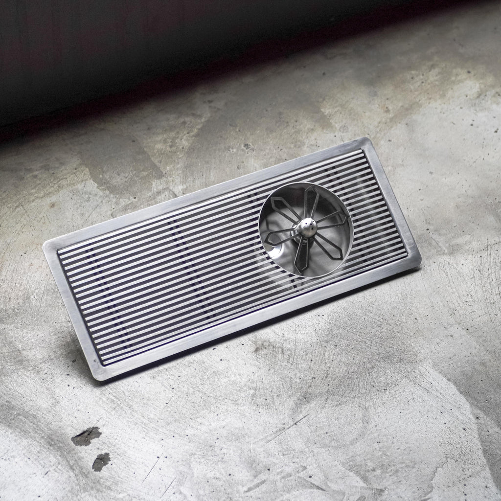 DTCUSTOMS Incounter 43cm LINEA Jug Rinser Satin Stainless Steel