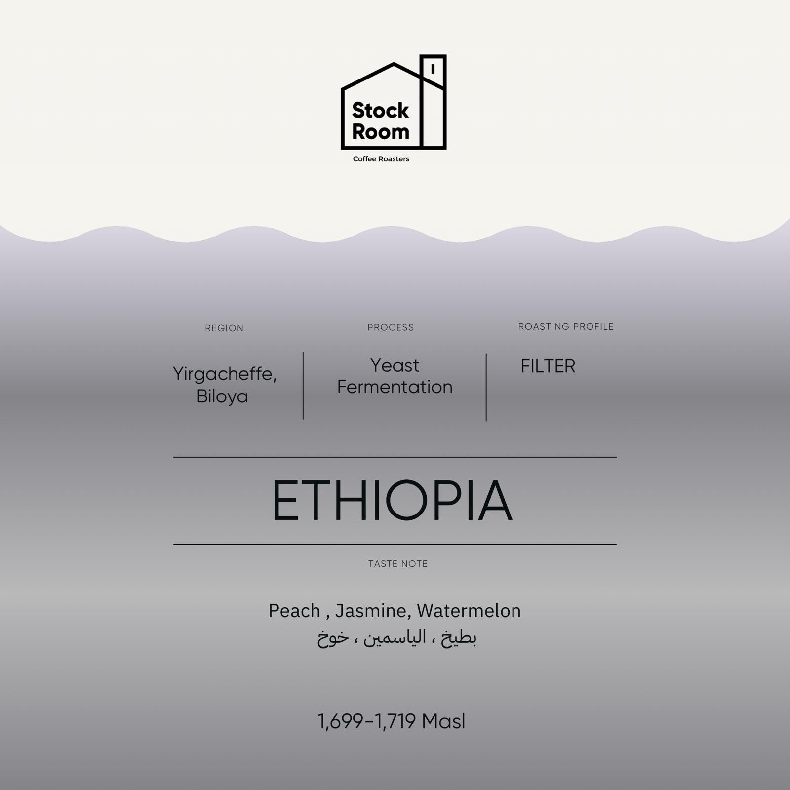 Ethiopia Yirgacheffe Biloya Yeast Filter - 250 grams