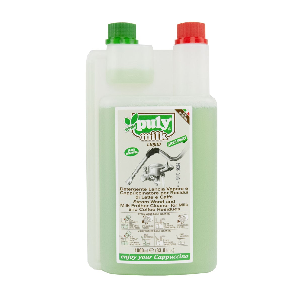 Puly - Verde Milk Green Wholesaler and Supplier in Kuwait (A Liquid to Clean Milk and Coffee Residues)